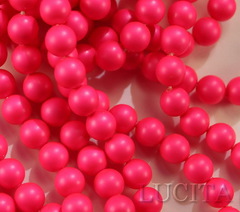 5810 Хрустальный жемчуг Сваровски Crystal Neon Pink круглый 6 мм, 5 штук
