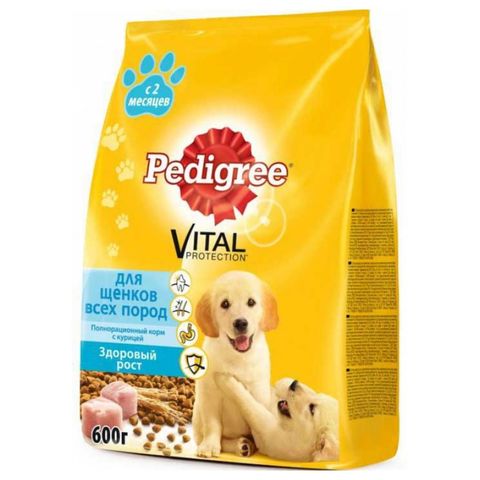 Корм PEDIGREE д/щенков 600 гр РОССИЯ