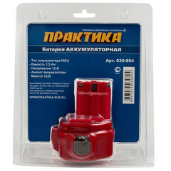 Аккумулятор для MAKITA ПРАКТИКА 12В, 1,5Ач, NiCd, блистер (030-894)
