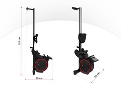 Гребной тренажер UnixFit Techno Rower 410 RMTF410