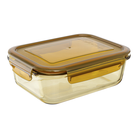 Контейнер для хранения и переноски продуктов 1.04л Smart Solutions янтарного цвета