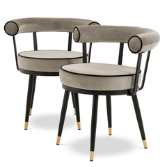 Стул (сет из 2х) Dining Chair Vico set of 2 арт.114784