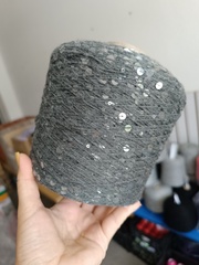 Темный серый, пайетки прозрачные , арт. AJ171 КОРОЛЕВСКИЕ ПАЙЕТКИ (КОПИЯ LUSTROSA)