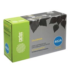 Картридж лазерный Cactus CS-CB402AV желтый (7500стр.) для HP CLJ CP4005/CP4005DN/CP4005N