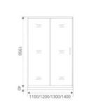 Душевая дверь Good Door ANTARES WTW-100-C-CH 100 см прозрачное