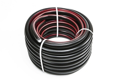 Шланг 3/4" 25 м, поливочный армированный мягкий 5-ти слойн. 3,0мм, черный, ПВХ, "Поток 50", 66-3-825