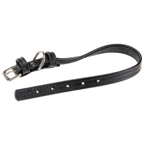 Ferplast ошейник VOGUE FLAT CF15/36 из натуральной кожи, черный