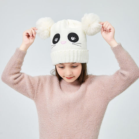 Шапка зимняя Котик