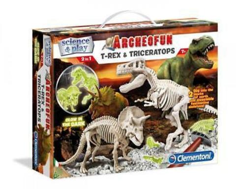 T-Rex & Triceratops Glow in