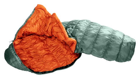 Картинка спальник Deuter Exosphere +4 Sage-Paprika - 2