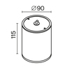 Потолочный светильник Maytoni Bar O306CL-L7GF