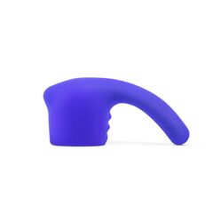 Фиолетовая насадка для wand-вибромассажера Deluxe Silicone G-Spot Wand Attachment - 