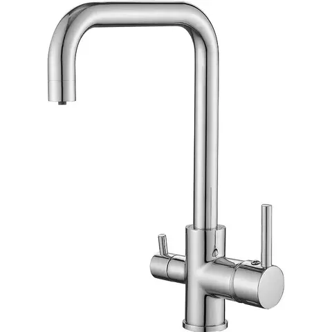 Смеситель для кухни с подключением фильтра BELZ B76802 латунь, хром