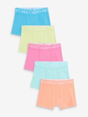Трусы для мальчика Next N34-004, 5 шт., Салатовый, Голубой, Оранжевый