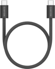 Кабель Canyon USB 4 Type-C (M), 1 м, черный