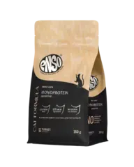 ENSO CF Monoprotein сухой корм для взрослых кошек с чувств. пищеварением индейка/шпинат 350 гр