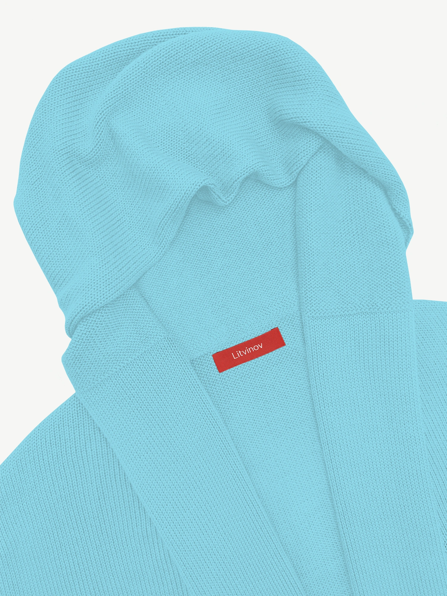 Кардиган с капюшоном из шелка