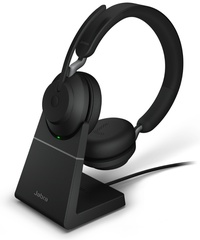Наушники Jabra Evolve2 65 Link380a MS Stereo Stand черный