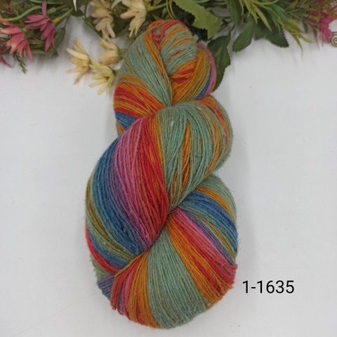 Дундага 6/1 шерсть секционного окрашивания 01-1635 420м/100гр