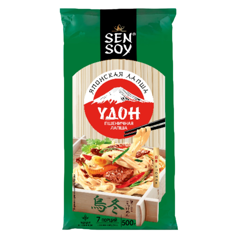 Лапша SEN SOY пшеничная удон 500г