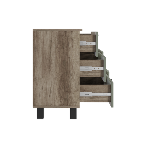 комод ОЛИВА КМ-04 (дуб каньон/эвкалипт)