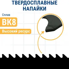 Пилки для сабельной пилы по ЦСП и шиферу ПРАКТИКА S1617HM твердосплавные, бетону/замороженным проду (244-353)