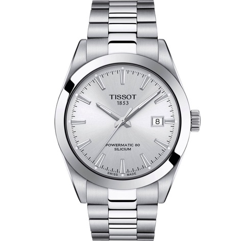 Наручные механические часы Tissot Gentleman Powermatic 80 Silicium T127.407.11.031.00
