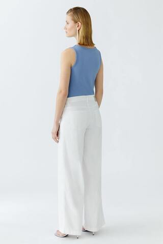 Oui Джинсы широкие из хлопка с модалом