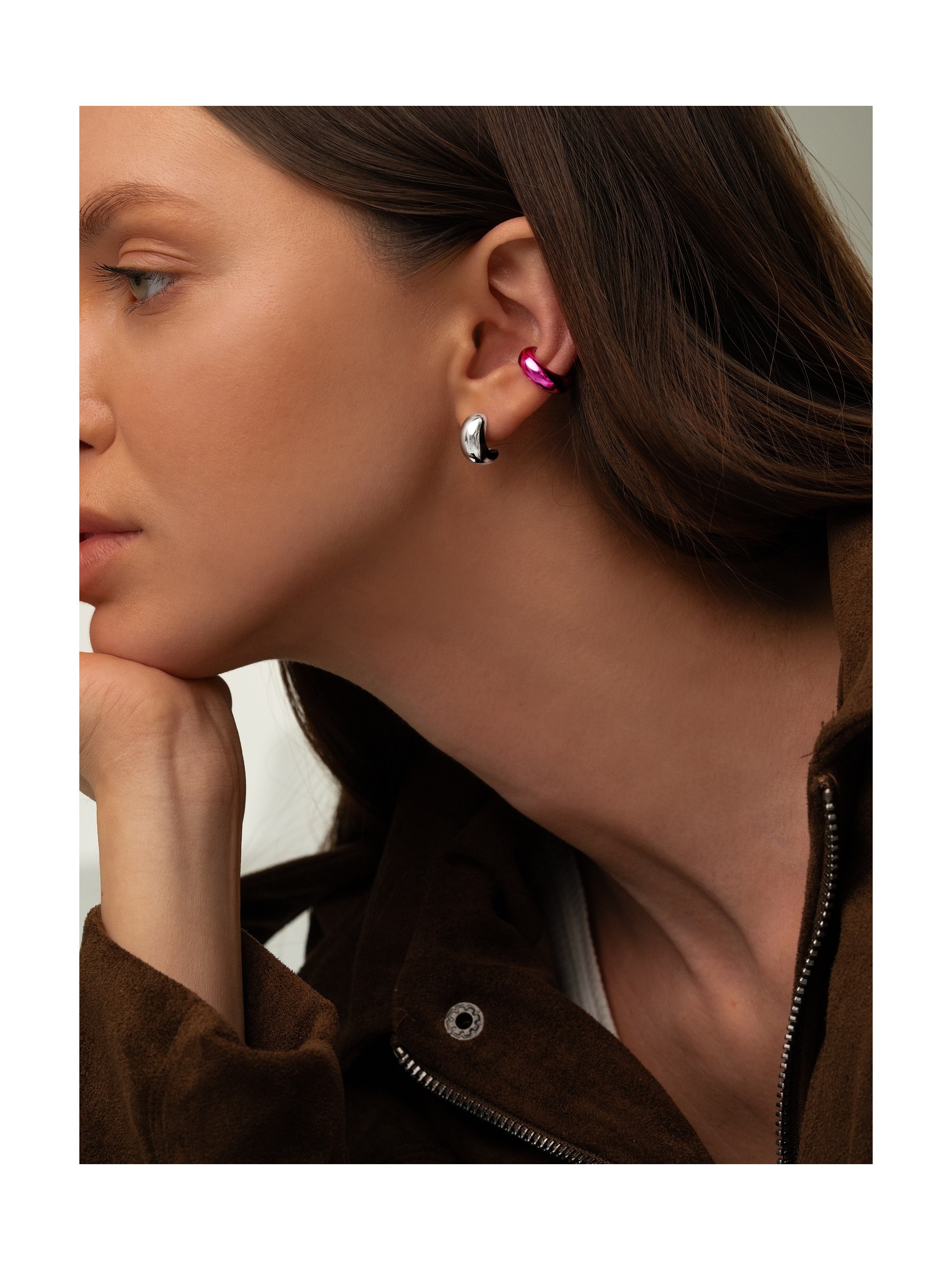 Серьги Кешью