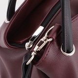 Сумка Саломея 278 наппа бордо + черный