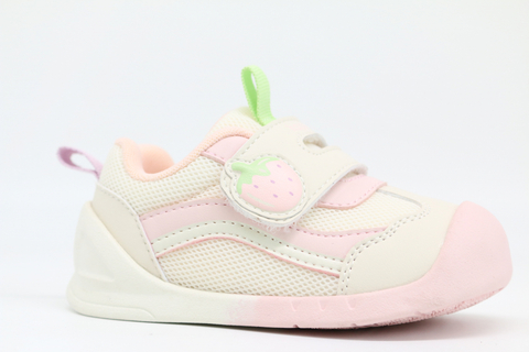 Капика кроссовки текстиль (бежевый-розовый) 19-22  10247-1