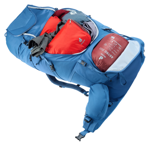 Картинка рюкзак туристический Deuter Aircontact Core 70+10 Baltic/Nightblue - 7