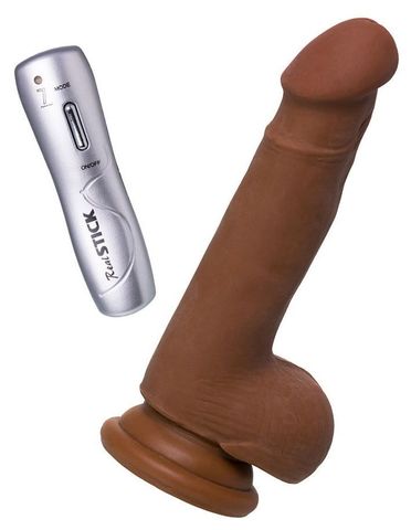 Коричневый вибратор-реалистик Mr.Lopez - 19 см. - ToyFa RealStick Elite 981104-1