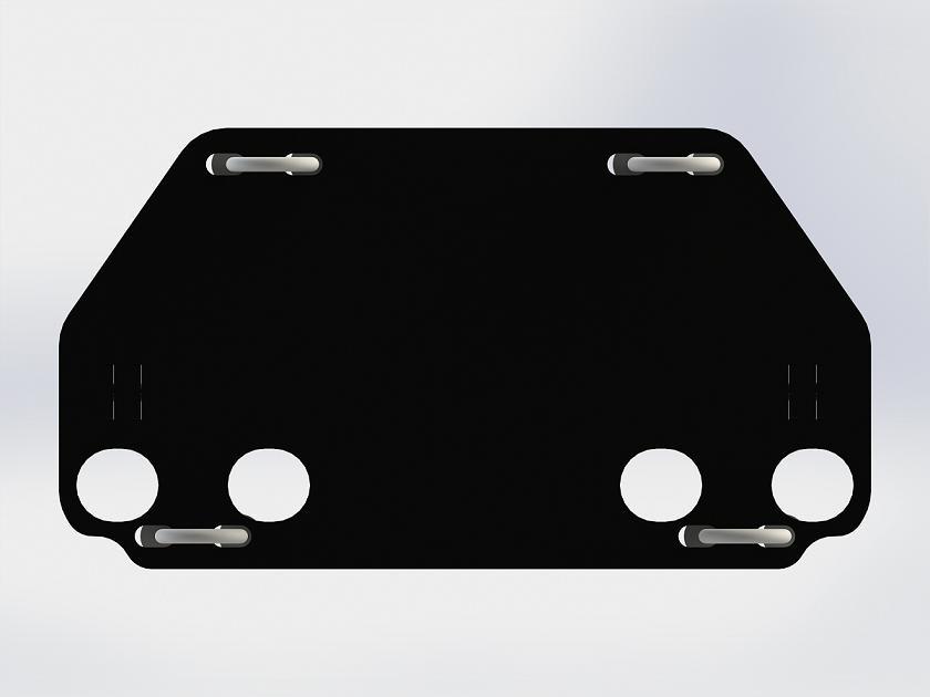 Площадка для крепления снегового отвала (быстросъем) для STELS Guepard ...