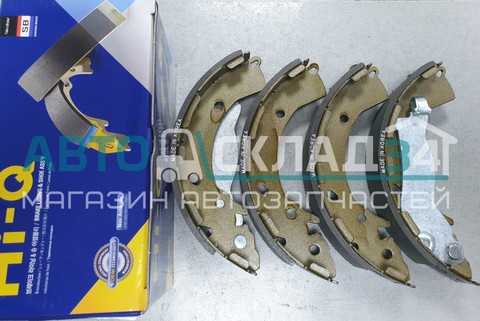 КОЛОДКИ ЗАДНИЕ SOLARIS RB, HC, RIO QB, FB (БАРАБАН) HI-Q