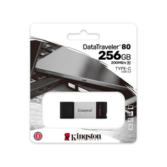 USB-накопитель Kingston DT80/256GB 256GB Type-C Серебристый