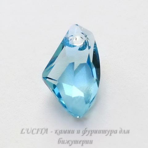 6656 Подвеска Сваровски Galactic Vertical Aquamarine (19 мм)