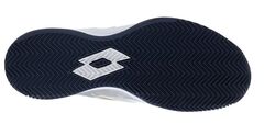 Теннисные кроссовки Lotto Mirage 200 Clay - all white/navy blue/saffron