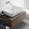 Шкафчик для накладной раковины Geberit VariForm, с одним выдвижным ящиком, полкой и сифоном: B=90см, H=23.5см, T=51см, Пекан / Меламин, древесная структура