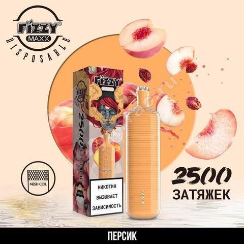 Fizzy Maxx Персик 2500 затяжек