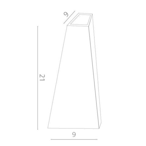 Уличный настенный светодиодный светильник Arte Lamp COMETA A1524AL-1WH