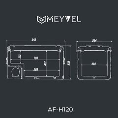 Компрессорный автохолодильник Meyvel AF-H120