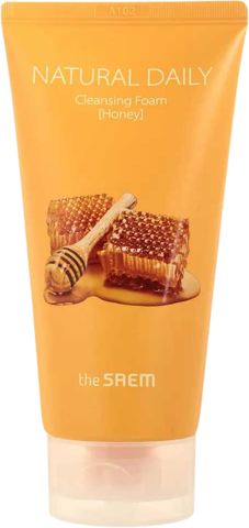 The Saem Daily Пенка для лица с экстрактом меда Natural Daily Cleansing Foam Honey