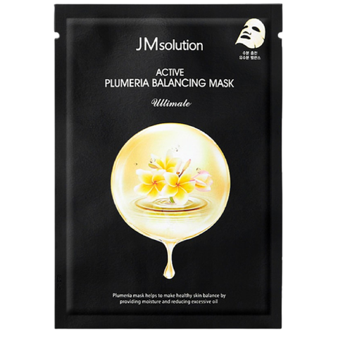 Тканевая маска для лица JM Solution Plumeria Balancing Mask Ultimate, 30 мл