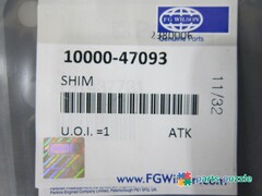 Прокладка под ТНВД регулировочная / SHIM АРТ: 10000-47093