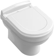 Унитаз подвесной Villeroy &amp; Boch Hommage, альпийский белый CeramicPlus 6661B0R1