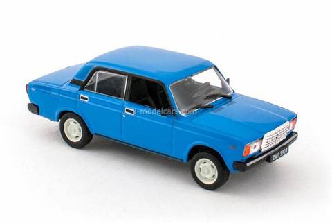 VAZ-2107 Lada blue 1:43 DeAgostini Kultowe Auta PRL-u #79