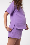 Спортивный костюм для беременных и кормящих 15882 сирень