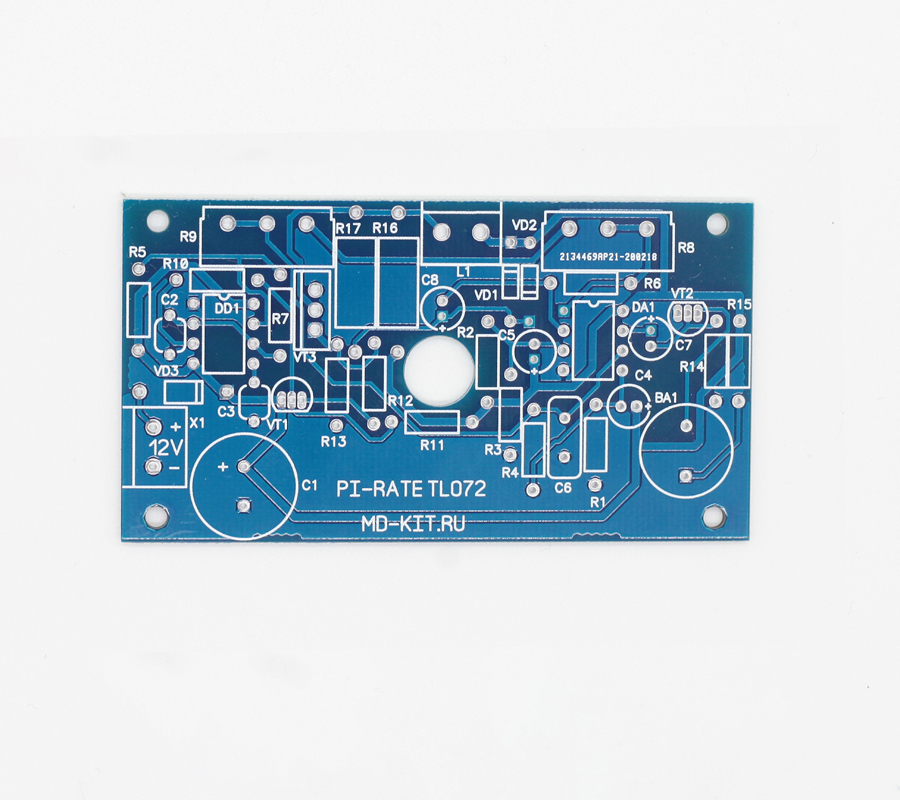 Мд пират на tl072 схема и печатная плата
