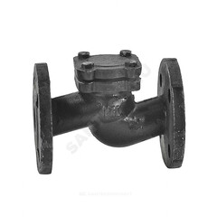 Клапан обратный чугун подъемный 16кч9нж Ду 80 Ру25 Тмакс=200 оС фл чугун Китай